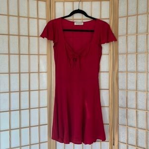 Wayf XS Red Mini dress
